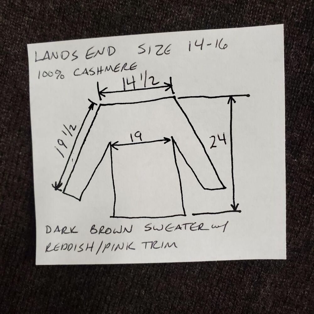 Lands-end Women's Brown Fancy-dress - Picture 7 of 7
